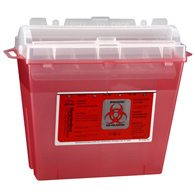 Bemis Sentinel Bemis Healthcare 175 030-Bemis Sentinel Multi-purpose Sharps Container, 1-1/4 gal, 10 x 5-1/4 x 11 (EA/1)